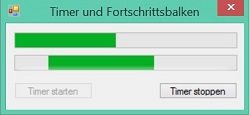 Timer und Fortschrittsbalken